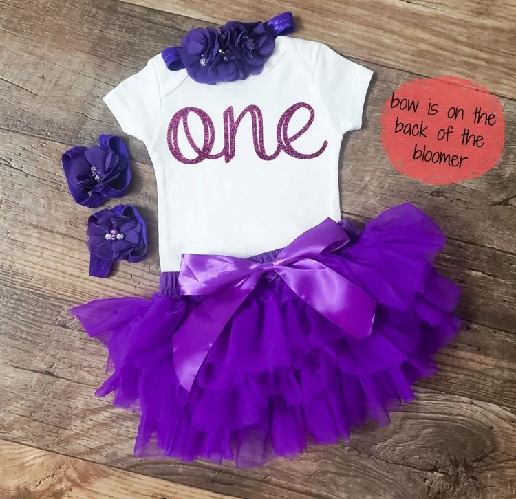 One Purple Bloomer Outfit