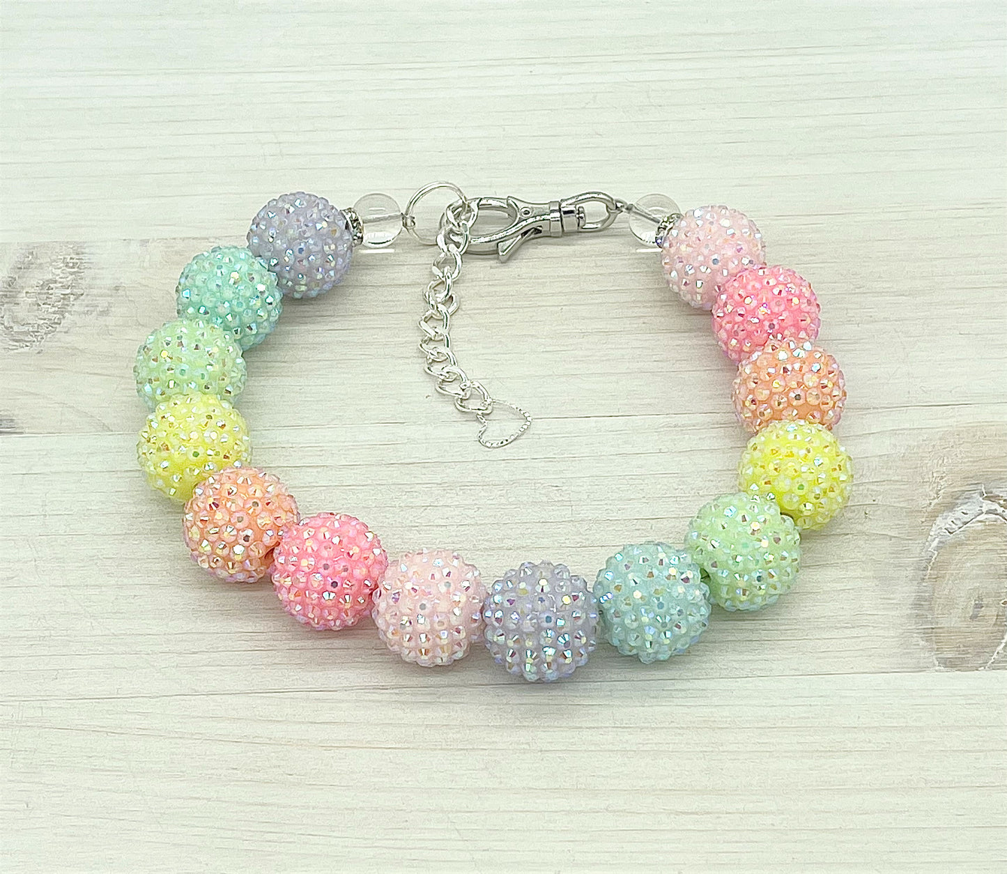 Rainbow Pastel Rhinestone